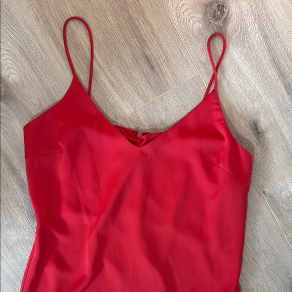 NWT Red Slip Dress - Picture 2 of 4